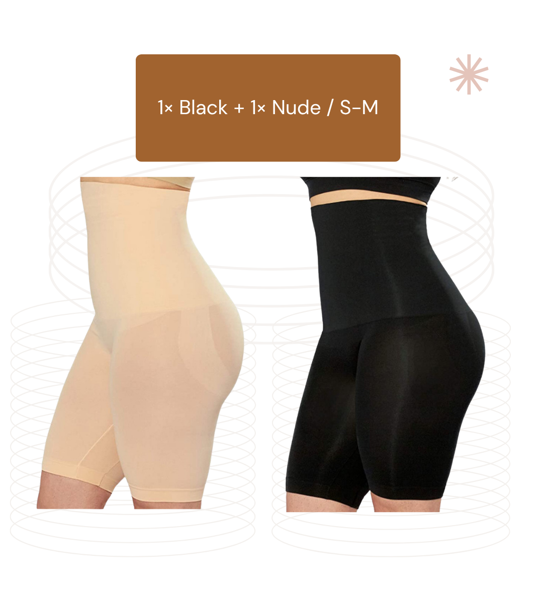 High-Waist Shaping Shorts, Tummy Control & postpartum 2-Piece Kits Global Best Seller