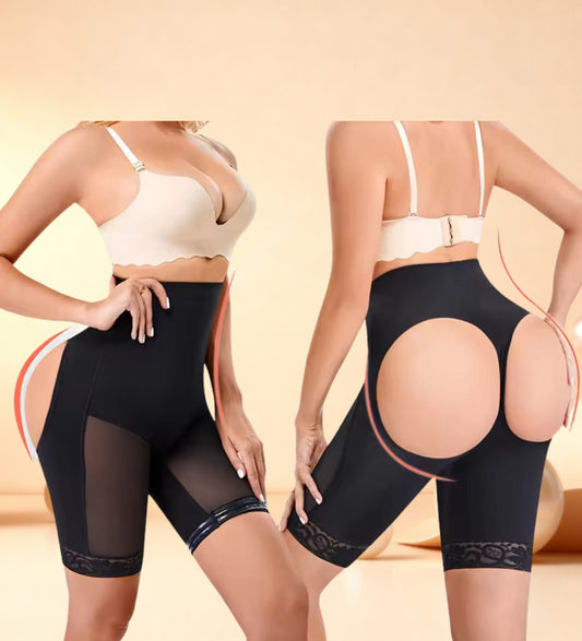 Body Shaping Butt-lift Underwear Hollow Design Shaping Waist