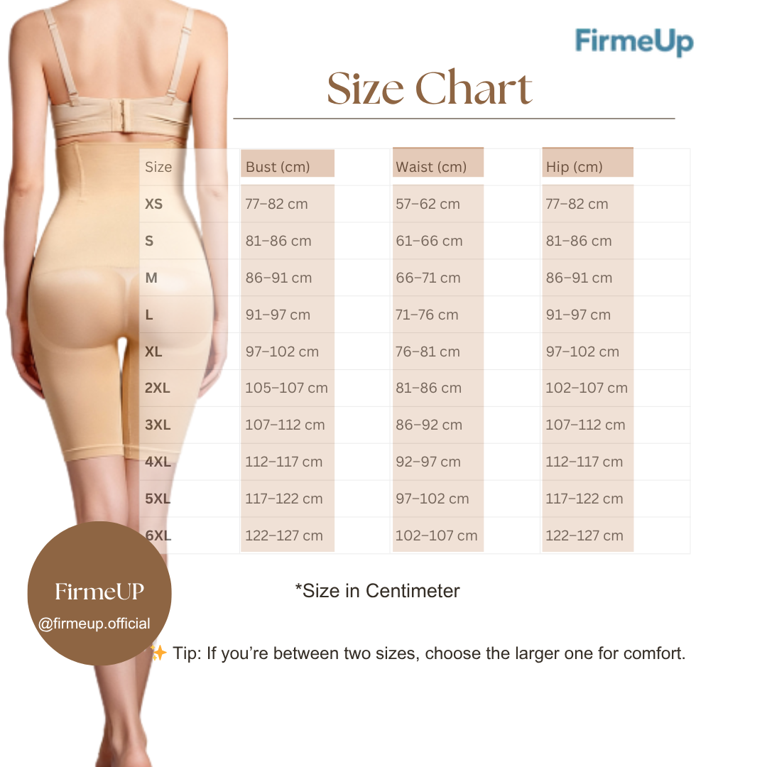 3-Piece Kit - High-Waist Shaping Shorts 4-Bone Anti-Roll (Black or Skin)